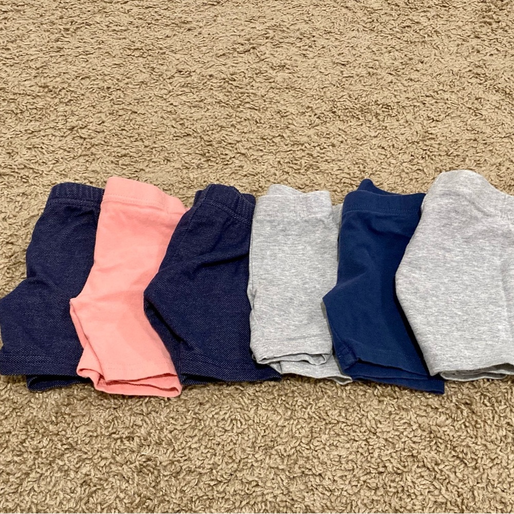 2t Carters girls bike short bundle